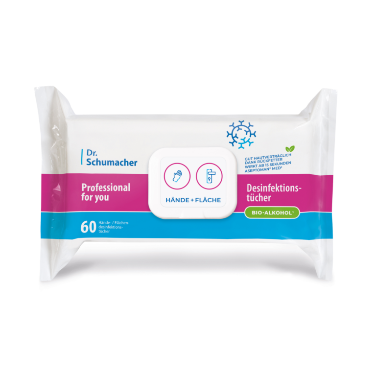 Professional for you - Desinfektionstücher ASEPTOMAN MED, 60 Tücher